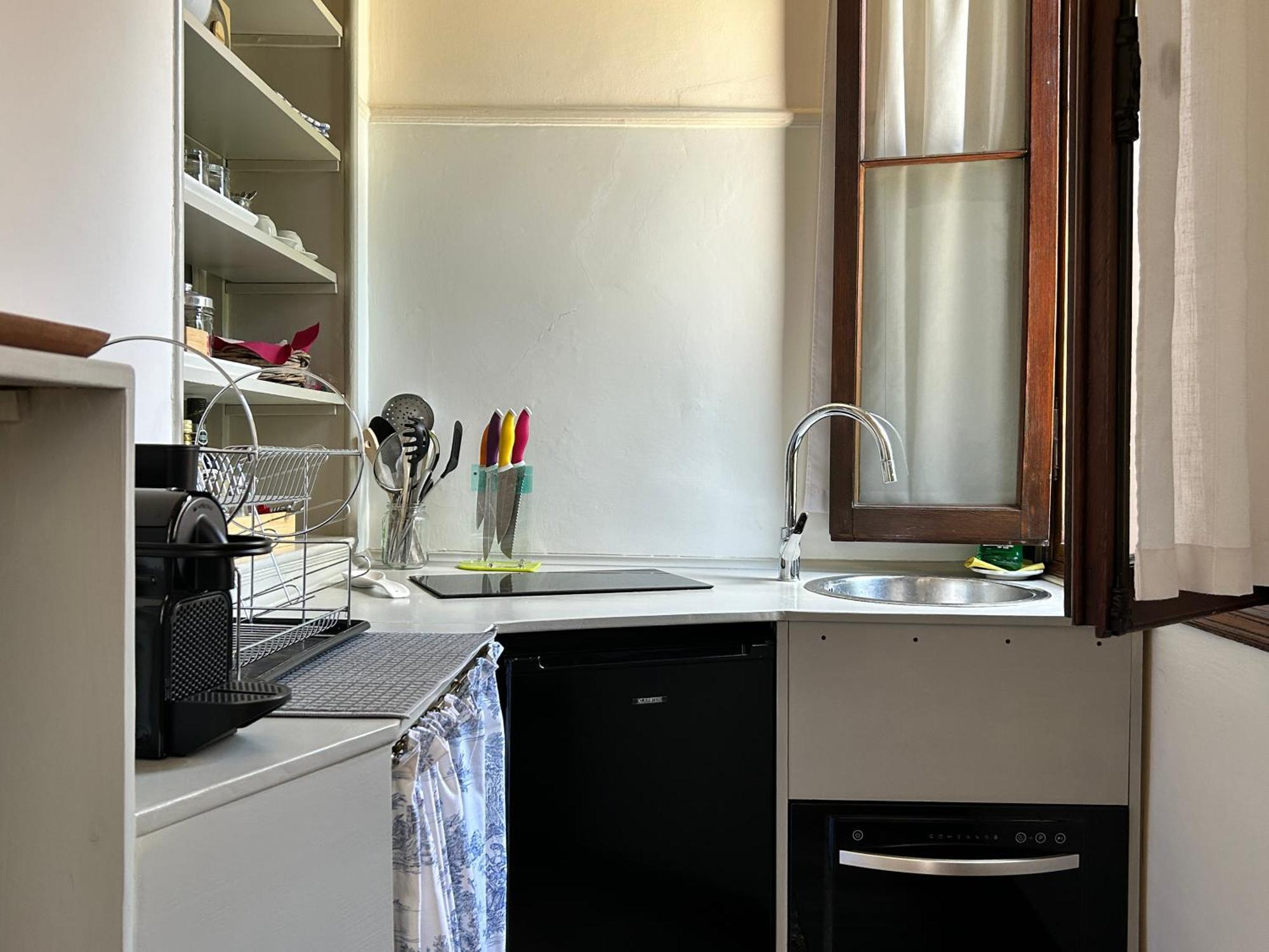 Apartment mit 2 Schlafzimmern und Gartenblick